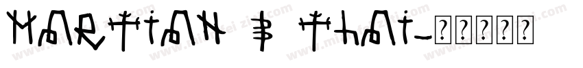Martian B Thai字体转换